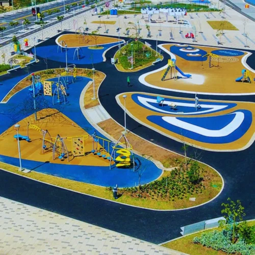 parques comunitarios como espacios recreativos para niños y familias