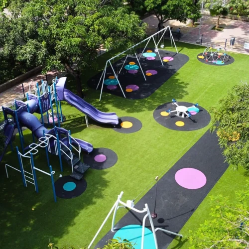 parques comunitarios que unen a la comunidad y promueven bienestar